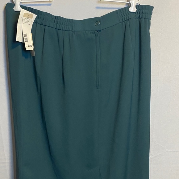Rena Rowan Deep Teal A-Line Skirt nwt - Picture 6 of 10